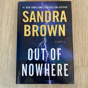❤️ Out of Nowhere by Sandra Brown - Hardcover book  - Good condition